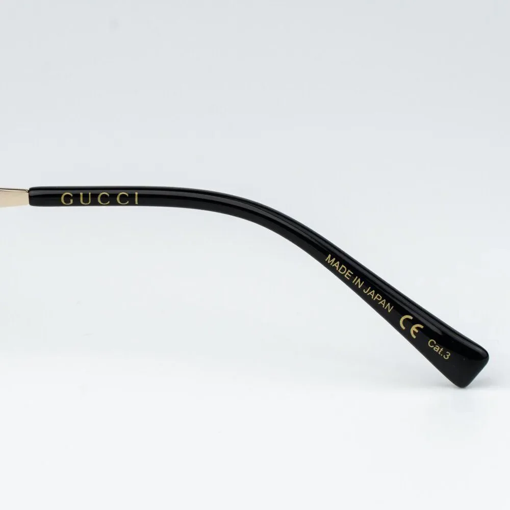 Gucci Women Sunglasses Gold Brown Round GG1854S 005 NEW AUTHENTIC